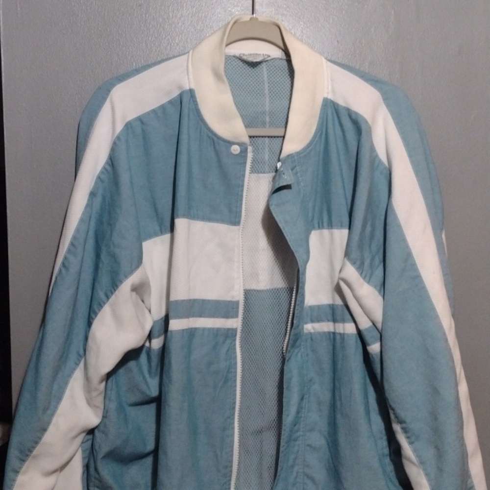 VINTAGE Christian Dior Monsieur Summer Zip-up Jacket XL